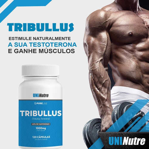 Tribulus Terrestris 1000mg 120caps -65% De Saponina C/ Laudo