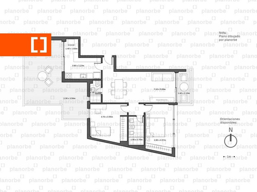 Venta De Apartamento Obra Construcción 2 Dormitorios En Malvín, Torre Arenas Unidad 107