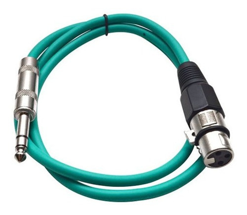 Audio Sismico - Satrxl-f2 - Cable De Conexion Verde 2 Xlr