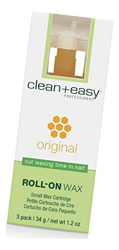 Cera Depilatoria  Clean + Easy Small Original Roll On Wax Re