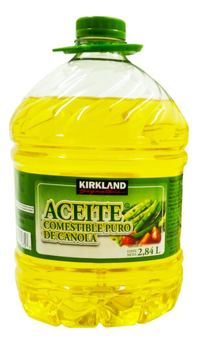 Aceite Comestible Puro Canola Kirkland Signature 2.84 L 