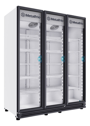 Refrigerador Comercial Metalfrio Rb900 64 Ft 0° A 7°c 3 Puer Blanco