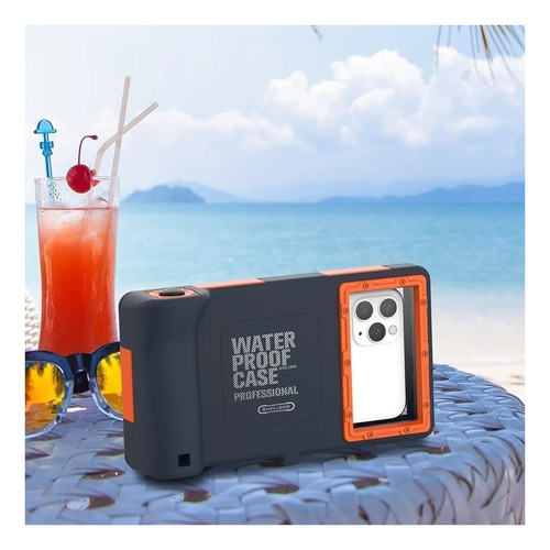Zj Capa De Telefone Subaquática Impermeável Shellbox Com
