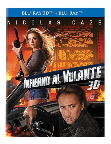 Infierno Al Volante Blu Ray 3d + Blu Ray Película Nuevo