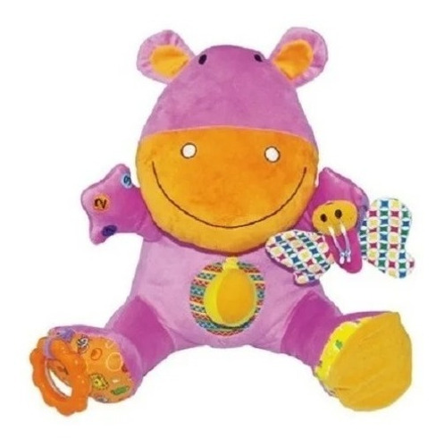 Peluche Hippo Con Actividades Biba Toys Babymovil Di2332
