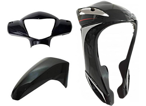 Kit 3 Carenagem Frontal Cinquentinha Jet 50 2012 Até 2019