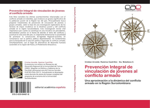 Libro: Prevención Integral De Vinculación De Jóvenes Al Conf