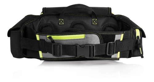 Imagen 2 de 5 de Cangurera Acerbis Con Bolsa De Agua Negro/amarillo