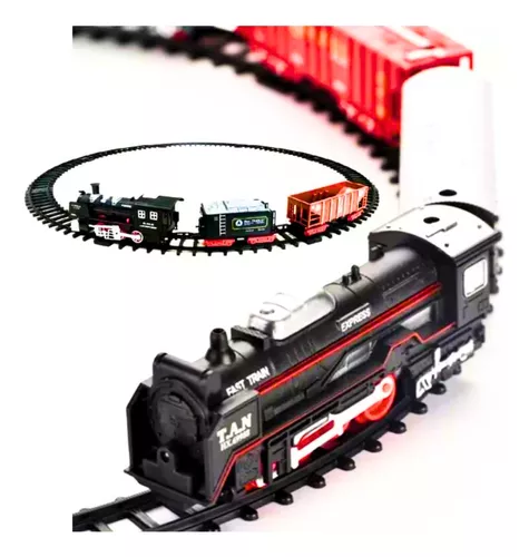 Conjunto de Trem Trenzinho Elétrico LIONEL The Polar Express com Controle  Remoto, para Adultos e Crianças - Dular