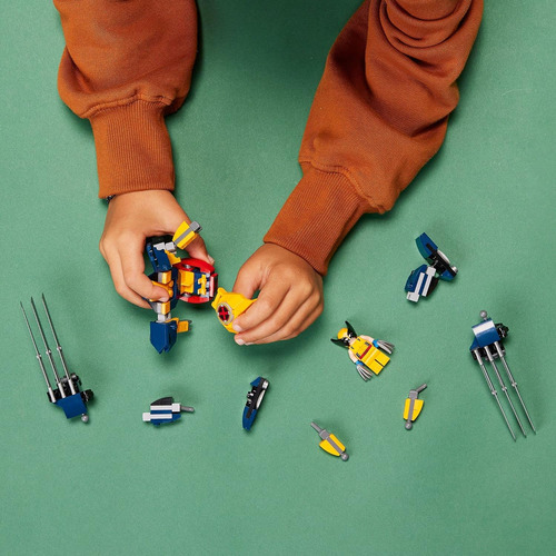 Kit De Construcción Lego Marvel Wolverine Mech Armor 76202;