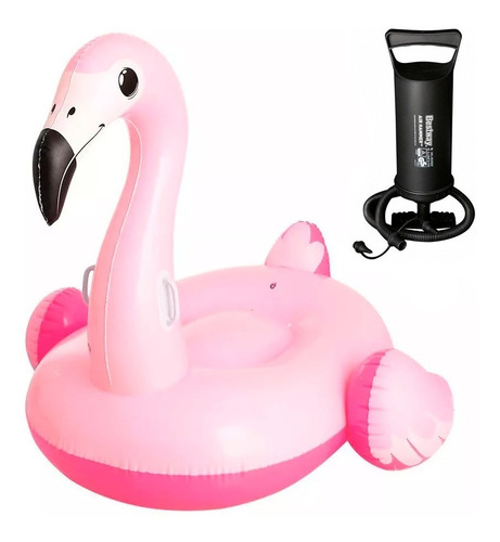 Imagen 1 de 1 de Flamenco Colchoneta Bestway Inflable Flotador + Inflador