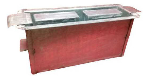 Bloquera De 12 X 19 X 39 Cm Galvanizada Con Orejas P/pisar