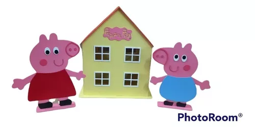 Display Mdf Casinha Peppa Pig Decoração De Festas 