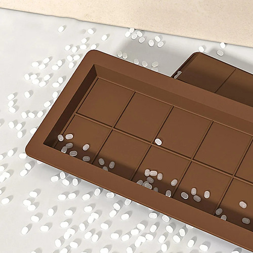 Molde De Barra De Chocolate Molde De Chocolate Rectangular M