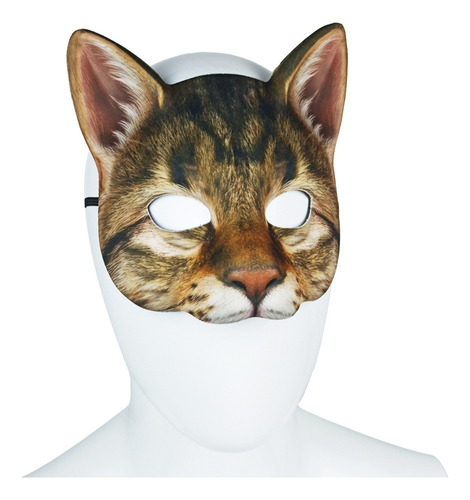 Se Requiere Máscara De Gato Para Halloween, Carnaval, Baile