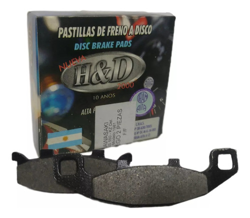 Pastillas De Freno Kawasaki Ex500/kle/gpz/zx6 Hd 33 Fas Moto