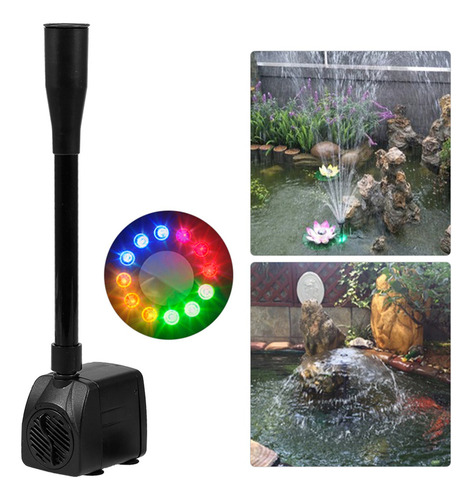 Fuente De Bomba Con Bomba De Agua Sumergible Para Luz