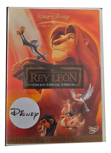 Dvd El Rey León Disney Edición Especial 2 Discos