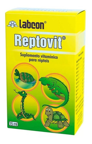 Labcon Alcon Reptovit 15 Ml - Suplemento Vitamínico Répteis