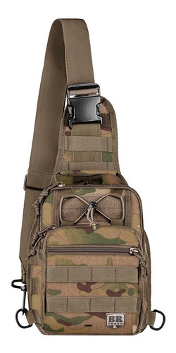 Mochila Bolsa Bornal Velado Camuflada 7l Patrulha Original