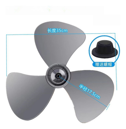 Accesorios De 3hojas Para Ventiladores De Piso De16 Pulgadas