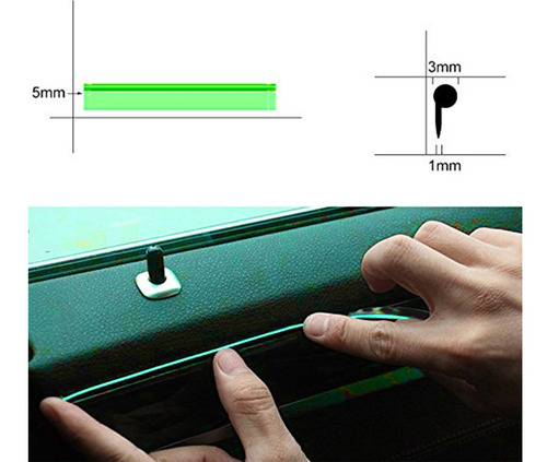 Cinta Led Con Enchufe Verde Fluor Tunnig