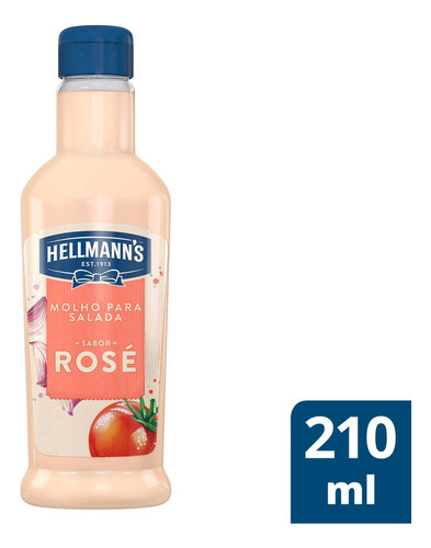 Molho Para Salada Rosé Hellmann's Squeeze 210ml