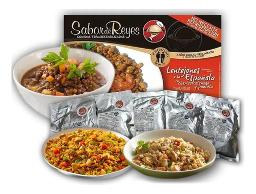 Imagen 2 de 5 de Comida Termoestabilizada Sabor De Reyes Pollo Con Papas