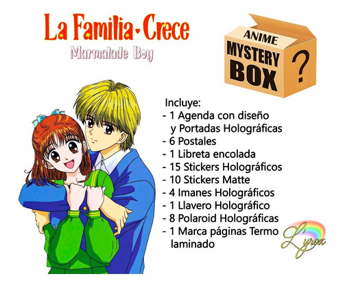 Marmalade Boy Caja Misteriosa Mystery Box La Familia Crece