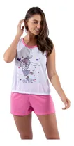 Comprar Baby Doll Pijama Curto Feminino Regata Listrada Short Doll