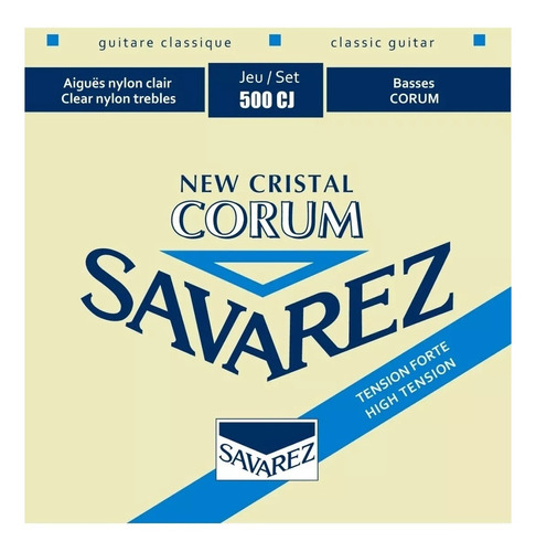 Encordado Guitarra Clasica Savarez 500 Cr Cristal Corum