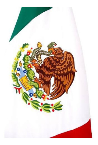 Bandera De México Bordada Reglamentaria Oficial Envio Gratis