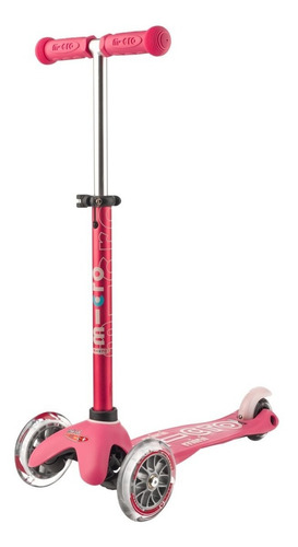 Monopatin Scooter Micro Mini Deluxe 3 Ruedas Color Rosa