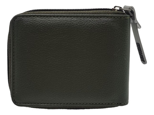 Billetera Everlast Con Cierre - Para Tarjeteros Y Billetes Eve 27806.2 Verde Oscuro Liso