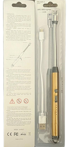 Encendedores Eléctricos Recargables De Arco Usb Para Camping