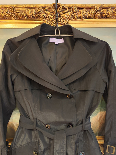 Gabardina Trench Talle M De Bellmur Impecable 