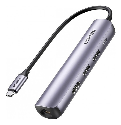 Adaptador Multifunción Usb-c 5-in-1 Ugreen Cm418