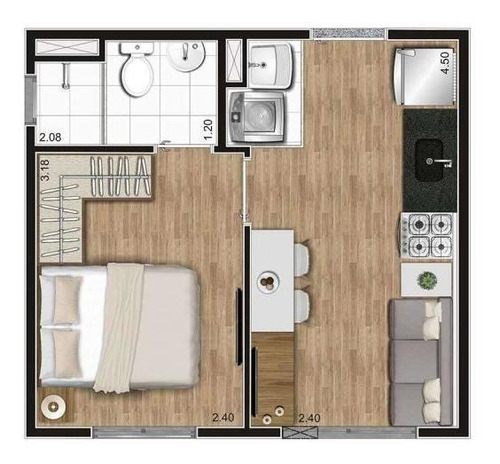 Imagem 28 de 29 de Compre Seu Apartamento Em Obras No Condomínio Plug Morumbi Com 35,23 M² | Paraíso Do Morumbi, São Paulo | Sp - Apo324523v