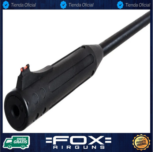 Imagen 3 de 10 de Rifle Aire Comprimido Fox Nitro Compact Piston 5,5 + Kit