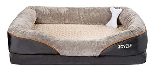 Joyelf Large Memory Foam Dog Bed, Orthopedic Dog Bed & Sofa 