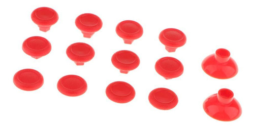 Agarraderas De Controlador Cubiertas Thumb Stick Rojo