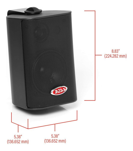 Boss Audio Systems Mr4.3b Altavoces Marinos Resistentes A La
