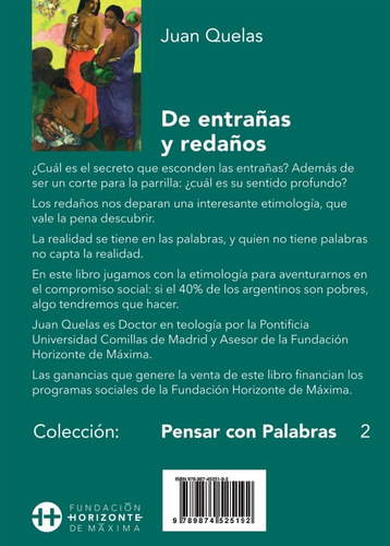 Imagen 2 de 2 de De Entrañas Y Redaños. De La Etimología Al Compromiso Social