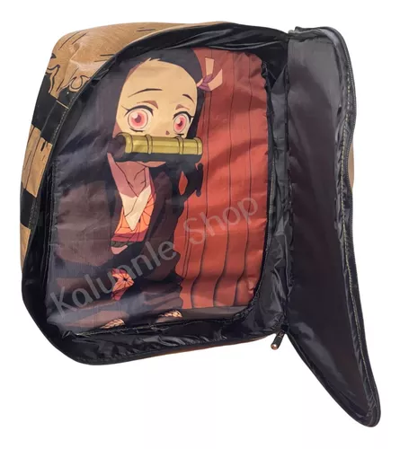 Demon Slayer Anime Mochila de Ombro Manga Mochila, Kimetsu No