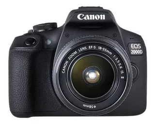 Canon EOS 2000D Cor Preto