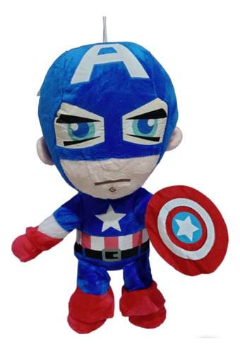 Peluche Capitán América 25cm Personaje Avengers Importado