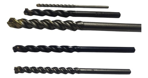 Kit De Brocas 3 Filos P/ Concreto 3/16 A 1/2 Optima3 Diager