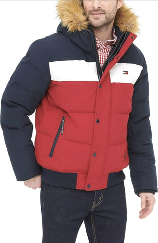 Chamarra Tommy Hilfiger Acolchonada Para Hombre