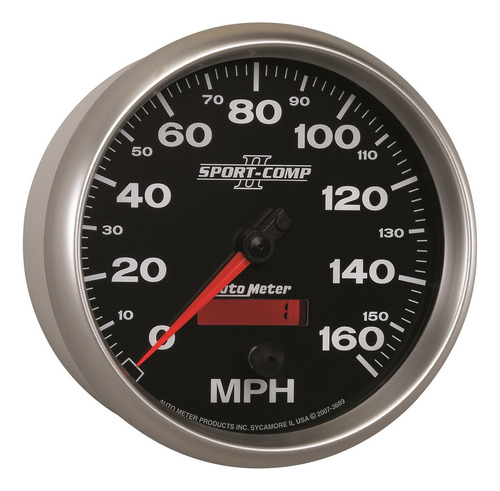 Auto Meter 3689 Sport-comp Ii 5  160 Mph In-dash Velocmetro