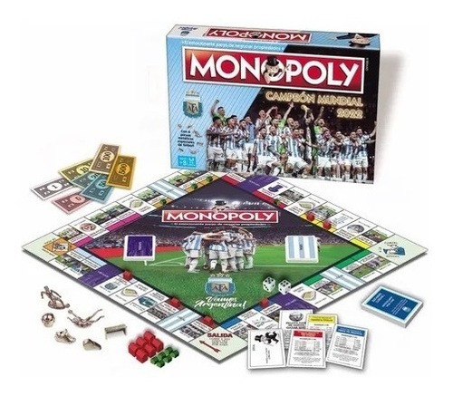 Juego De Mesa Monopoly Afa Campeones Del Mundo ..  Magimundo